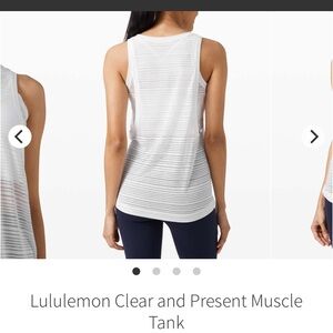 lululemon athletica Clear and present Tank Top